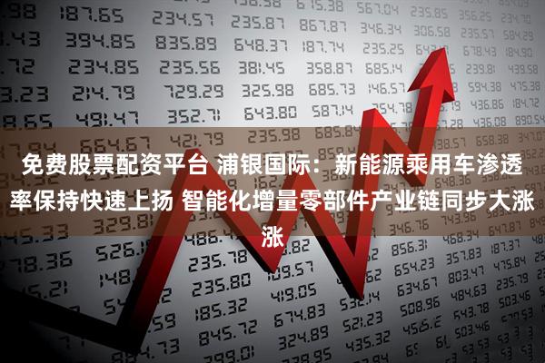 免费股票配资平台 浦银国际：新能源乘用车渗透率保持快速上扬 智能化增量零部件产业链同步大涨